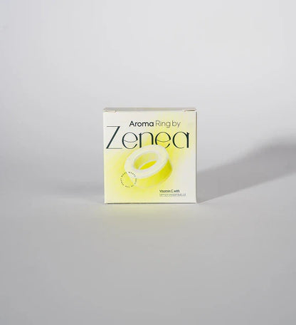 Predný pohľad na obal aroma krúžku Zenea v krabici